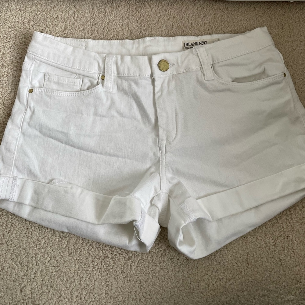 Blank NYC white shorts